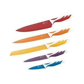 5 Pc Colored Knife Set Kitchen & Dining
