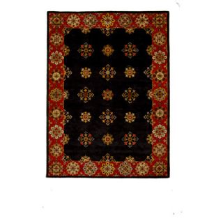 Liberty Oriental Rugs Tempest Black/Red Rug