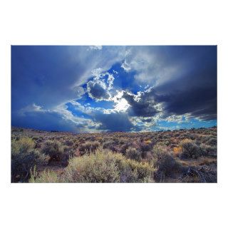 Northern Nevada High Desert Pre Sunset Photographic Print