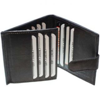 Genuine Leather Tri fold Credit Card Holder Wallet   Men's Wallet #1512 at  Mens Clothing store