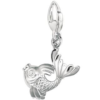 Sterling Silver East Asian Carp Charm Silver Charms