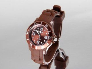 Viper Small Face Silikon Uhren Damenuhr Retro Uhr Herrenuhr Armbanduhr, Farben whlenUR 205 braun Uhren