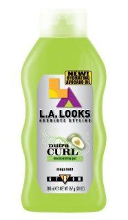 L.A. Looks Nutra Curl, 20 Ounce (Pack of 3)  Massage Oils  Beauty