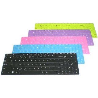 BingoBuy Silicone Keyboard Protector Skin Cover for ASUS X55U, X53U, X54L, X54C, X55A, X55C, A52F, A53U, A53Z, A54C, N53SM, N53SN, N53SV, P53E (if your "enter" key looks like "7", our skin can't fit) with BingoBuy Card Case for Cre