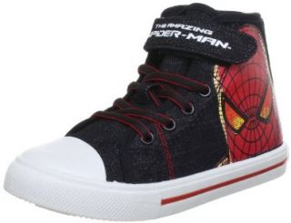 Spiderman canvas SF250173, Jungen Sneaker, Mehrfarbig (black/black 210), EU 26 Schuhe & Handtaschen