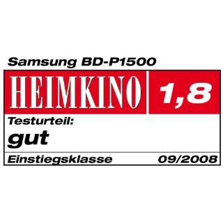 Samsung BD P 1500 Blu Ray Player (TrueHD, HDMI 1.3, Ethernet) schwarz Heimkino, TV & Video