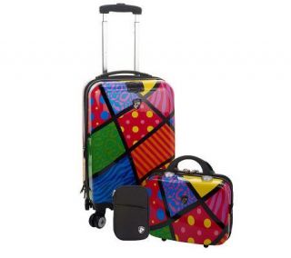 Heys 22 Spinner and Beauty Case Hardside Luggage Set —