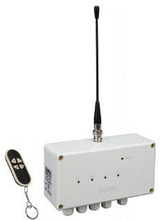 4 Kanal Funkschalter Set RWS 214 bis 300m Auenbereich IP56   230V Beleuchtung