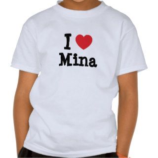 I love Mina heart T Shirt