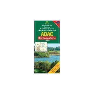 ADAC Radtourenkarte Berlin Nordost, Barnim, Mrkische Schweiz, Oderbruch, Schorfheide 175000 Bücher