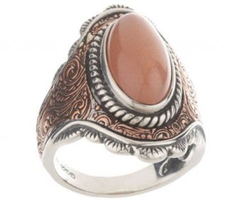 Carolyn Pollack Sterling Rodeo Romance Ring —