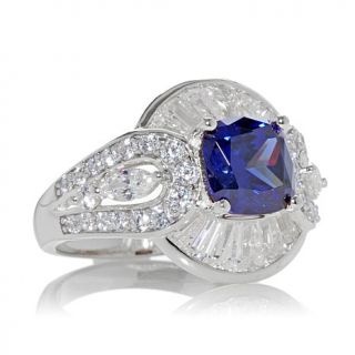 Victoria Wieck 5.52ct Absolute™ Cushion Cut Simulated Tanzanite and Chann