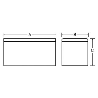 Aluminum Tool Tote Box — 30in. x 12in. x 12in.  Tote Boxes