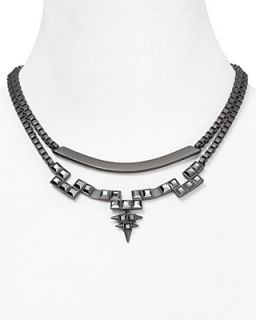 Sam Edelman Two Row Frontal Necklace, 16"'s