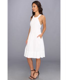 Rebecca Taylor Tuck Front Voile Dress White