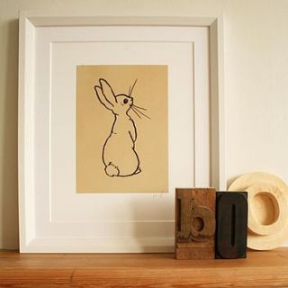 boo bunny fine art print by belle & boo