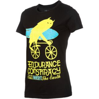 Endurance Conspiracy Monster Surf Womens Short Sleeve T Shirt