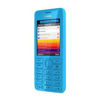 Nokia Asha 206 Dual SIM Smartphone 2,4 Zoll cyan Elektronik