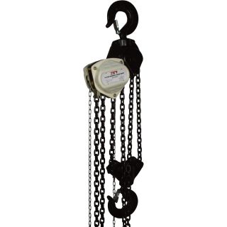 JET Chain Hoist — 10-Ton Lift Capacity, 15-Ft. Lift, Model# S90-1000-15  Manual Gear Chain Hoists