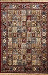 Lalee 347047963 Klassischer Teppich mit Fransen / Weich / Seidenglanz / Muster  orientalisch / Rot / Grsse  160 x 230 cm Küche & Haushalt