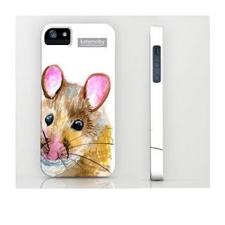 inky mouse phone case by kate moby