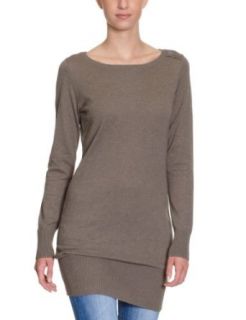 ESPRIT DE CORP Damen Pullover V01322, Gr. 34 (XS), Grau (metallic grey mel 211) Bekleidung