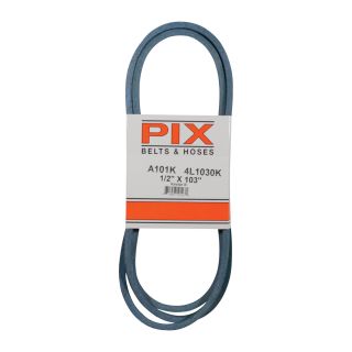 PIX Blue Kevlar V-Belt with Kevlar Cord — 103in.L x 1/2in.W, Model# A101K/4L1030K  Belts   Pulleys
