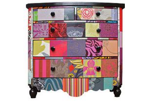 patchwork chest of drawers by bryonie porter