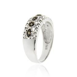 DB Designs Sterling Silver Brown Diamond Accent Ring DB Designs Diamond Rings
