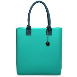 silicone handbag bahia emerald edition by fablou