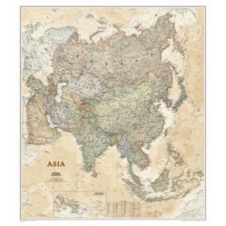 National Geographic Maps Asia Classic Wall Map