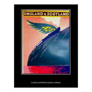 Vintage poster England And Scotland Rail