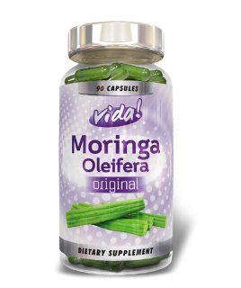 Moringa Oleifera 700mg   Das Originale Produkt & Beste Qualitt (90 Kapseln) Lebensmittel & Getrnke