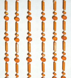 Greemotion 438606 Trvorhang Perlen orange 100 x 220 cm 35 Strnge Küche & Haushalt