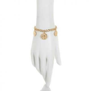 Noa Zuman Jewelry Designs "Shells" Hammered Charm Bracelet