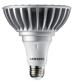 Samsung LED Lampe 18W, ersetzt 100 Watt, extra warmton   827, Sockel E27, 25 Grad, dimmbar, in Reflektorlampenform PAR38   120 mm, 220 240 Volt SI P8W183DB1EU Beleuchtung