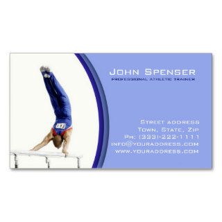Professional Athletic Coach Business Card