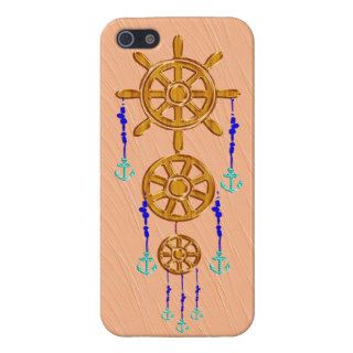 Trendy Unique Anchor and Wheel Dream catcher iPhone 5 Cover