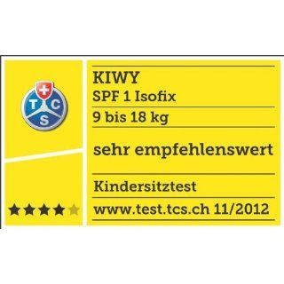 Kiwy 14011KW02B Kinderautositz Gruppe1 mit Isofix und SA ATS Energiemanagement 9/18KG Moka ECE R44/04 Baby