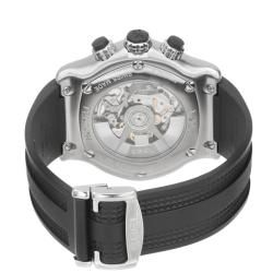 Ebel Men's 9137L83/5335606 '1911 Tekton' Black Dial Rubber Strap Chronograph Watch Ebel Men's Ebel Watches