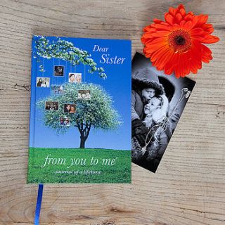 'dear sister', journal of a lifetime by from you to me