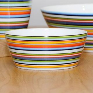 bright striped bowl by uniquely eclectic