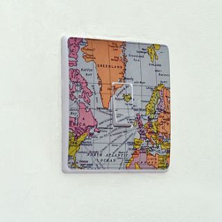 map light switch sticker by oakdene designs