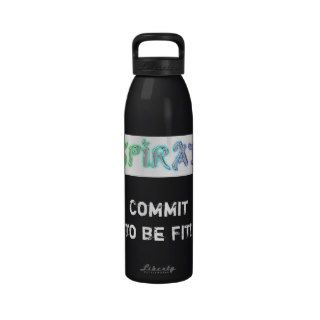 Fitspiration   Commit to be Fit Water Bottle