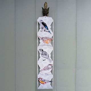 paper bird hanging decoration by prism of starlings