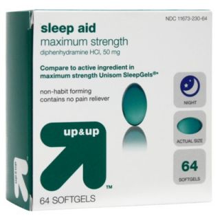 up&up Sleep Aid Softgels   64 Count