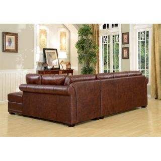 Leather Italia U.S.A. Hathaway Leather Sectional