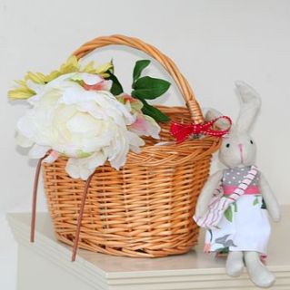 child's wicker bicycle basket by little ella james