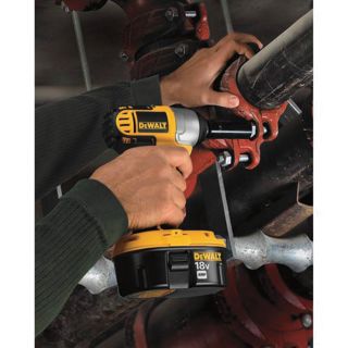 DEWALT Cordless Impact Wrench Kit — 1/2in., 18 Volt, Model# DC820KA  Impact Wrenches