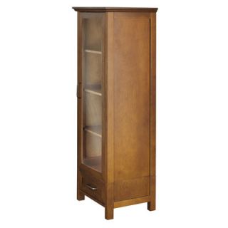 Elegant Home Fashions Avery Linen Cabinet with 1 Door and 1 Bottom